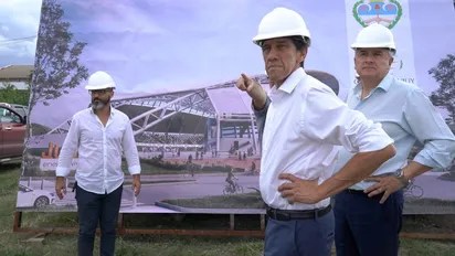 Carlos Sadir supervisó los avances de la Ciudad&nbsp;Deportiva