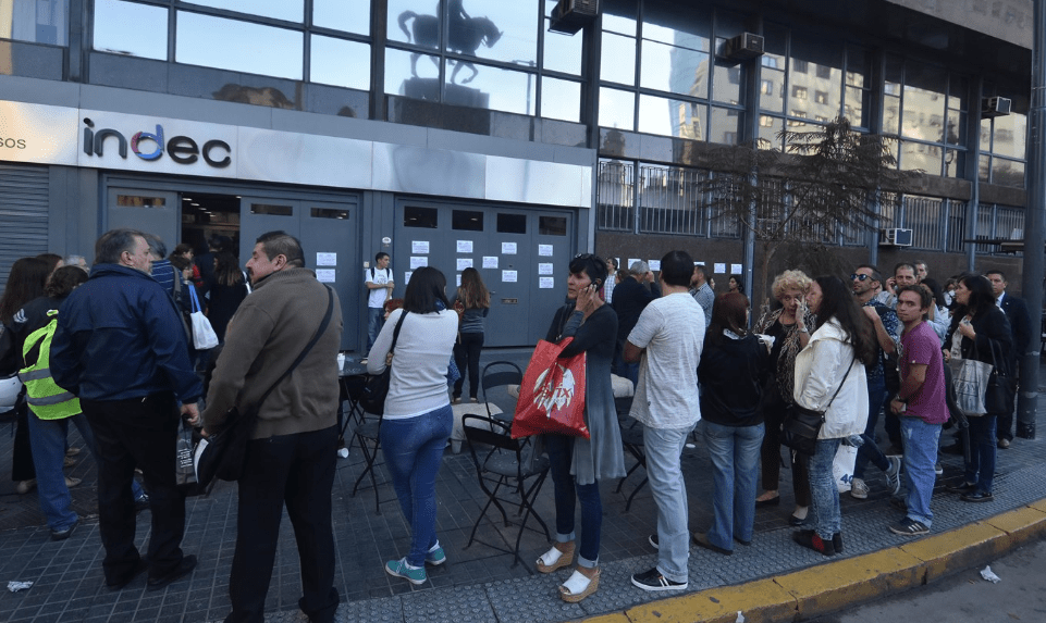 Protesta en el INDEC por “salarios de&nbsp;pobreza”