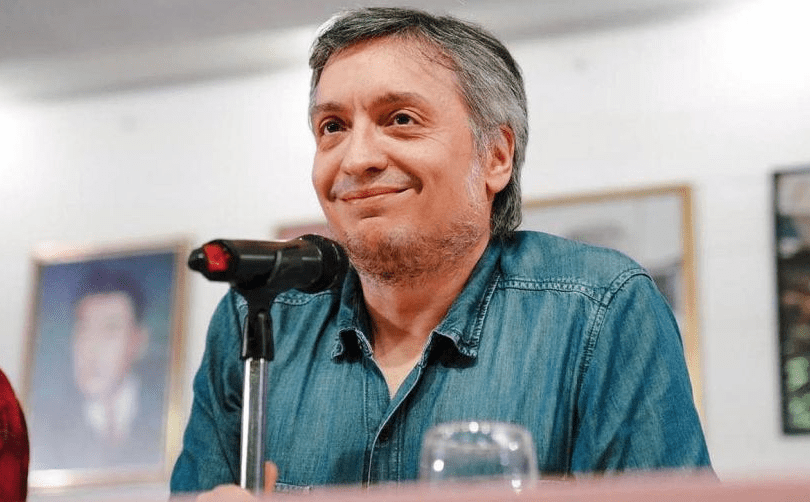 Máximo Kirchner realizó una conferencia antes de la&nbsp;marcha