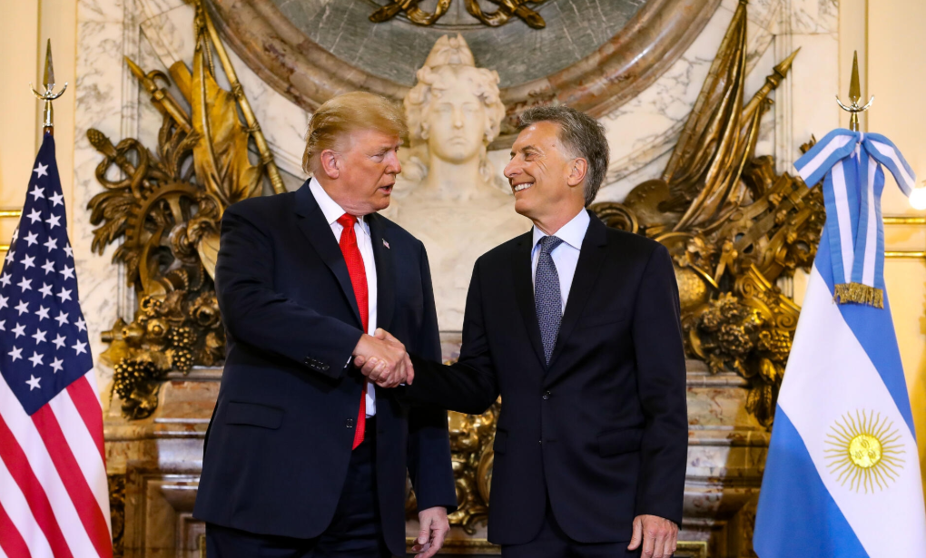 Macri se reencontró con Donald y Melania&nbsp;Trump